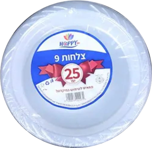 צלחת 9 שקוף